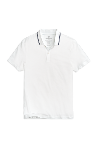 SILVER Pique Polo