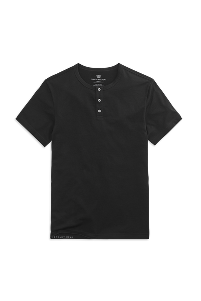 Pima Short Sleeve Henley