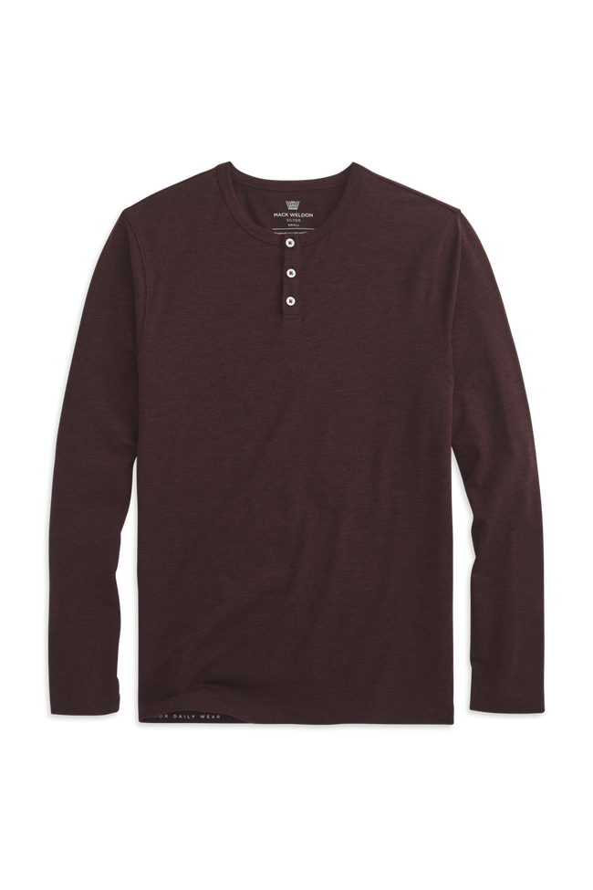 SILVER Long Sleeve Henley