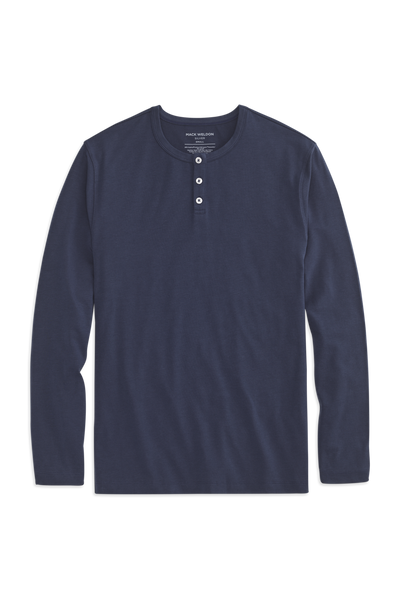SILVER Long Sleeve Henley