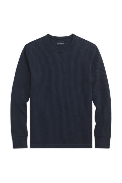 WARMKNIT Waffle Long Sleeve Crew