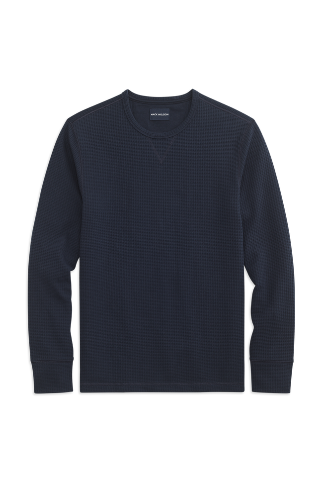 WARMKNIT Waffle Long Sleeve Crew