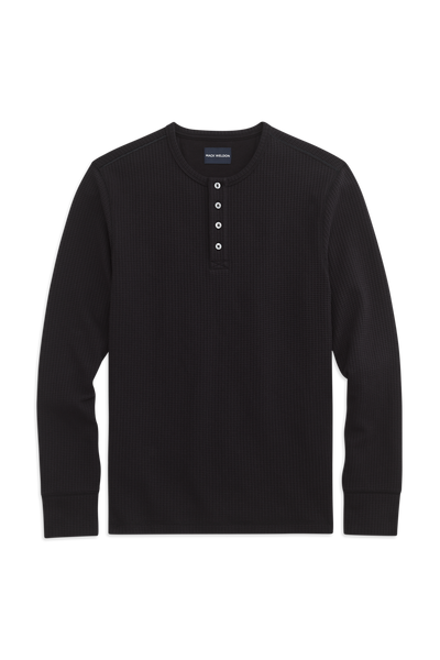 WARMKNIT Waffle Long Sleeve Henley