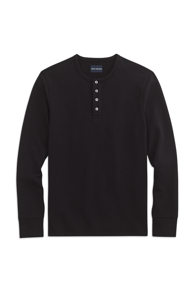 WARMKNIT Waffle Long Sleeve Henley