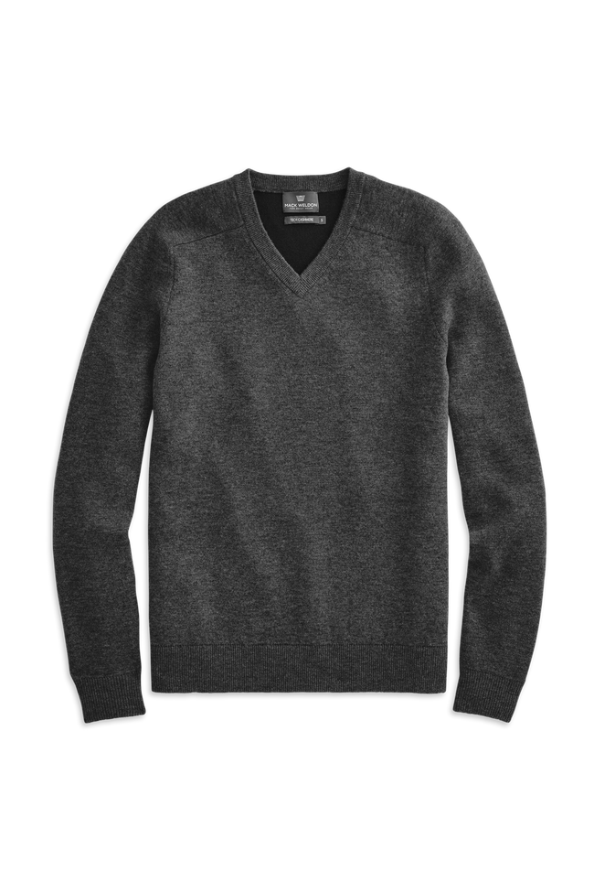 Tech Cashmere V-Neck Sweater