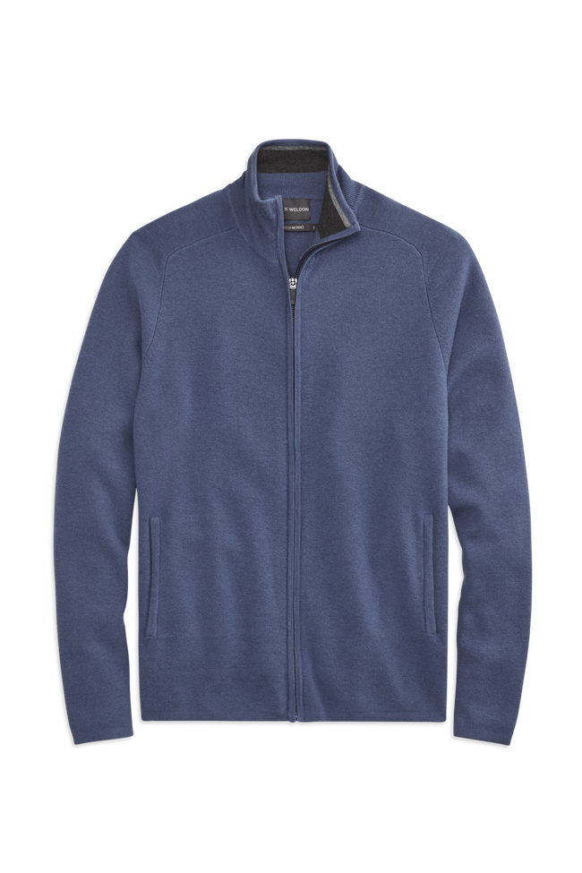 Tech Merino Full-Zip Sweater