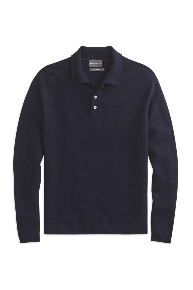 Tech Merino Sweater Polo