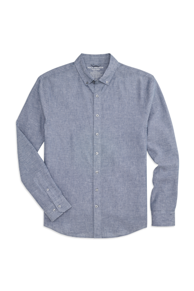 Tech Linen Button Up