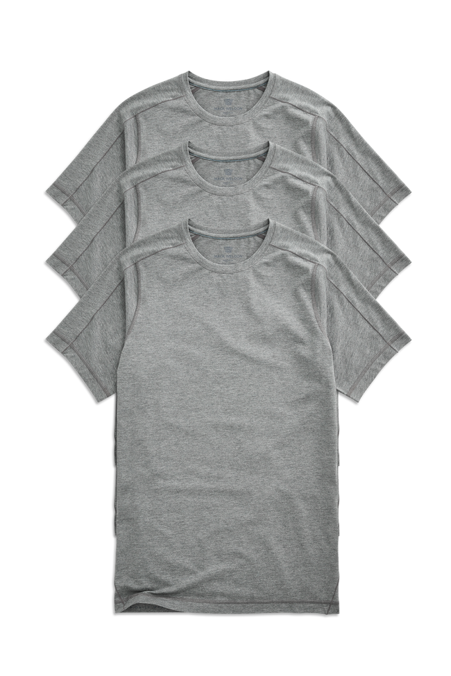 3-Pack 18-Hour Jersey Crew Neck Undershirt