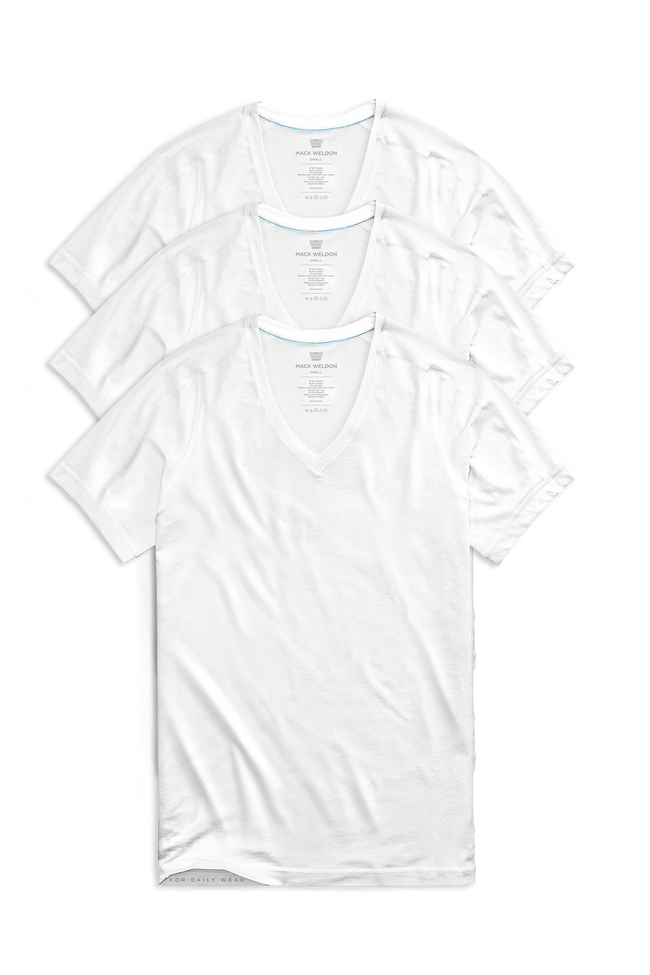 3-Pack 18-Hour Jersey V-Neck Undershirt