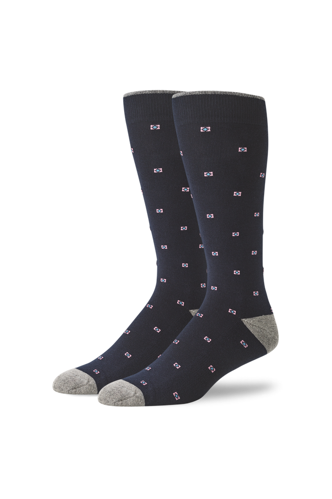 SILVER Extended Crew Dress Sock