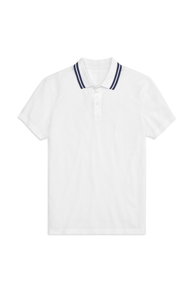 SILVER Pique Polo