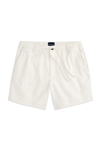 Stretch Twill Drawstring Chino Short