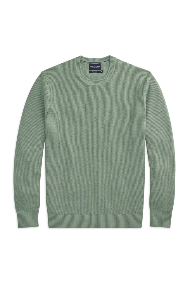 Tech Linen Long Sleeve Crew