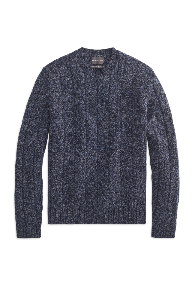 WARMKNIT Wool Crew Neck Sweater
