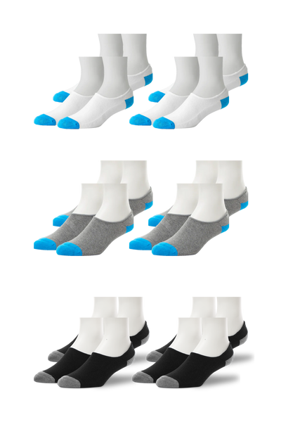 6-Pack Everyday No Show Sock
