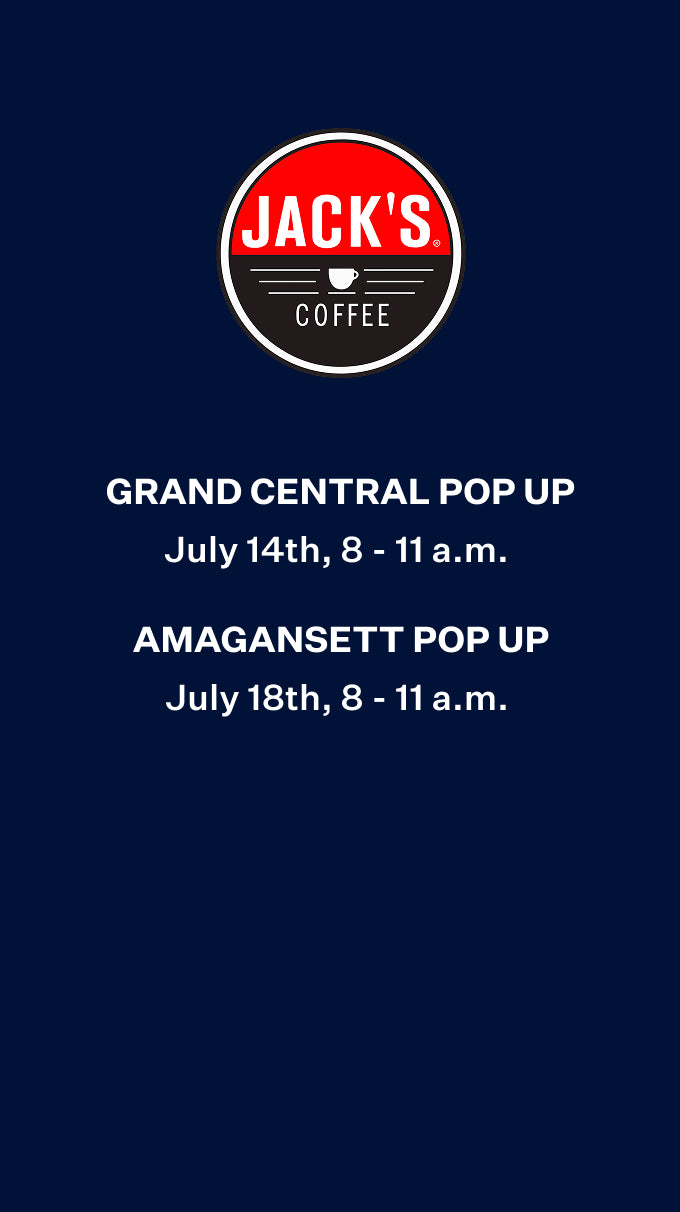 Jack's Coffee. Grand Central Pop Up & Amagansett Pop Up