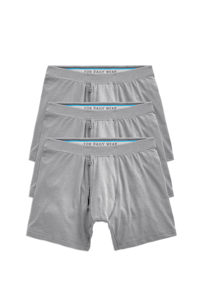 3 pack SILVER Boxer Brief in Monument