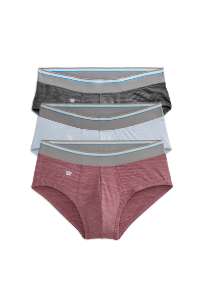 Front view of 3-Pack AIRKNITˣ Briefs in Hot & Cold