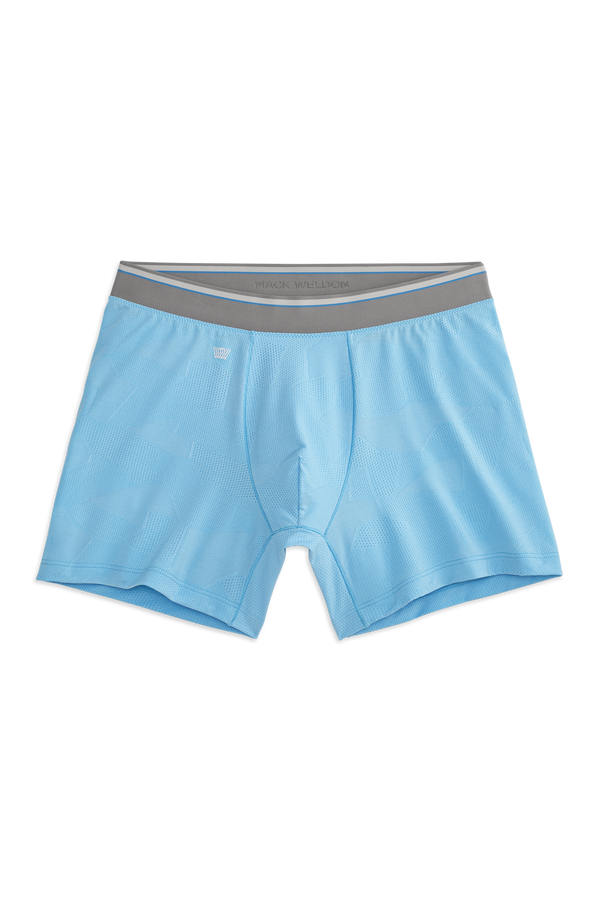 Front view of Airknitx Boxer Brief in Aquarius