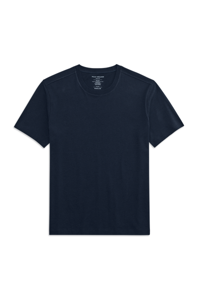 Linen Jersey Crew Neck T-Shirt