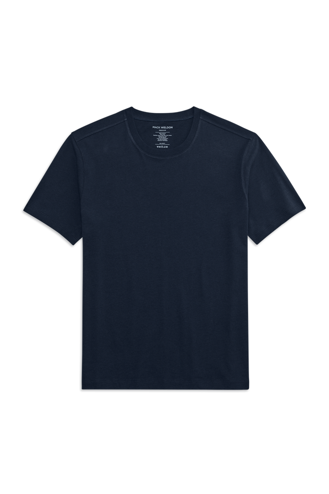 Linen Jersey Crew Neck T-Shirt