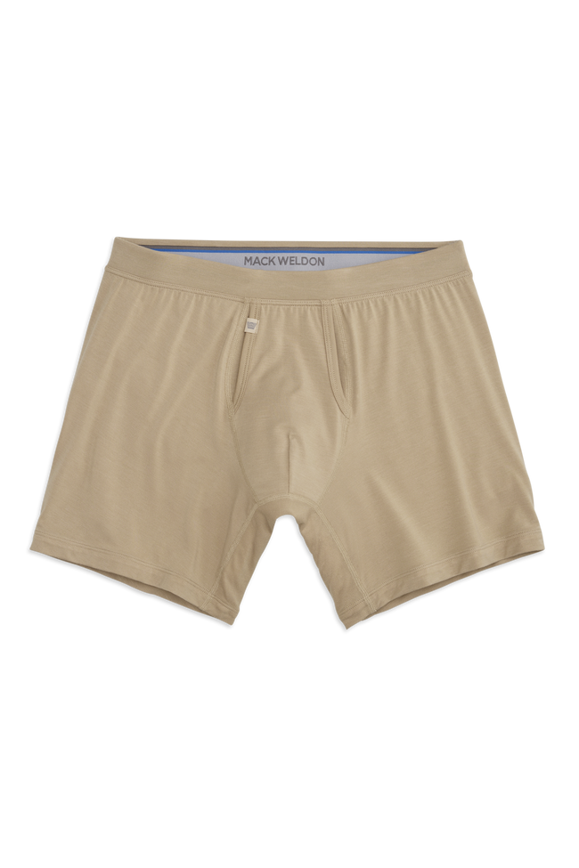 Nomad | Front view of Silver HD Boxer Brief in Nomad