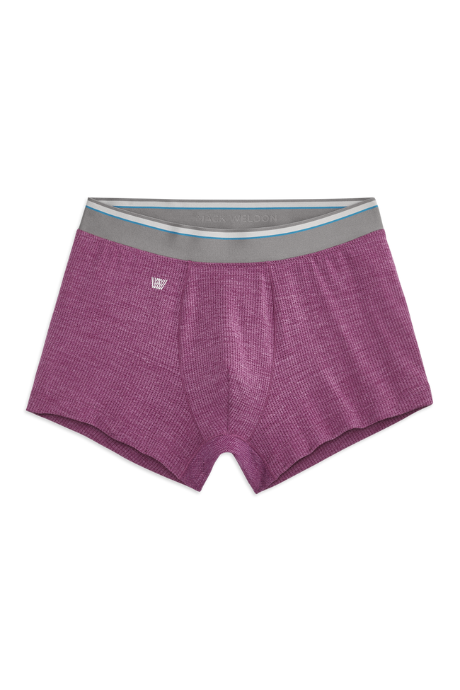 Front View of AIRKNITx Trunk in Rum Raisin Heather